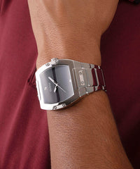 Thumbnail for Guess Herren Armbanduhr Phoenix 43 mm Minimalistischer Stil Armband Edelstahl GW0387G1