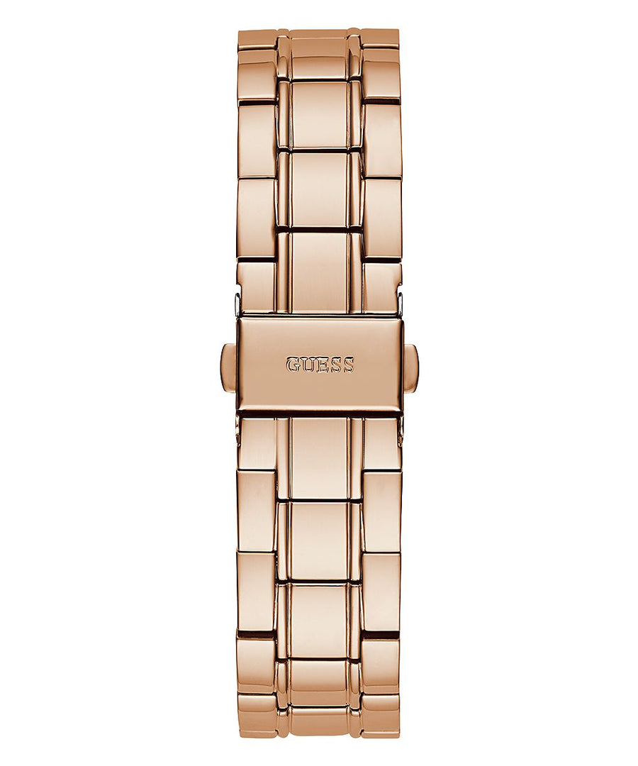 Guess Damen Armbanduhr Be Loved 38 mm Herz auf Zifferblatt Armband Edelstahl GW0380L3