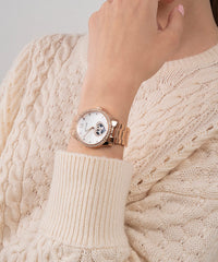 Thumbnail for Guess Damen Armbanduhr Be Loved 38 mm Herz auf Zifferblatt Armband Edelstahl GW0380L3