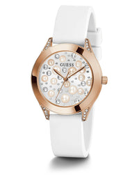 Thumbnail for Guess Damen Armbanduhr Pearl Weiß, Roségold GW0381L3