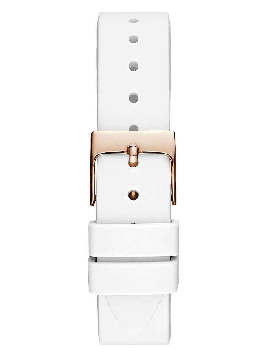 Guess Damen Armbanduhr Pearl Weiß, Roségold GW0381L3