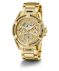 Thumbnail for Guess Damen Multifunkion Armbanduhr Queen gold 40 mm GW0464L2