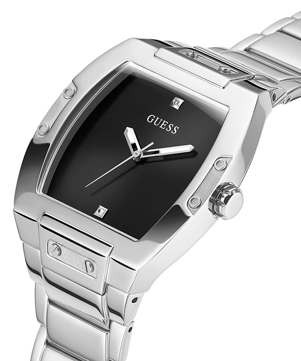 Guess Herren Armbanduhr Phoenix 43 mm Minimalistischer Stil Armband Edelstahl GW0387G1