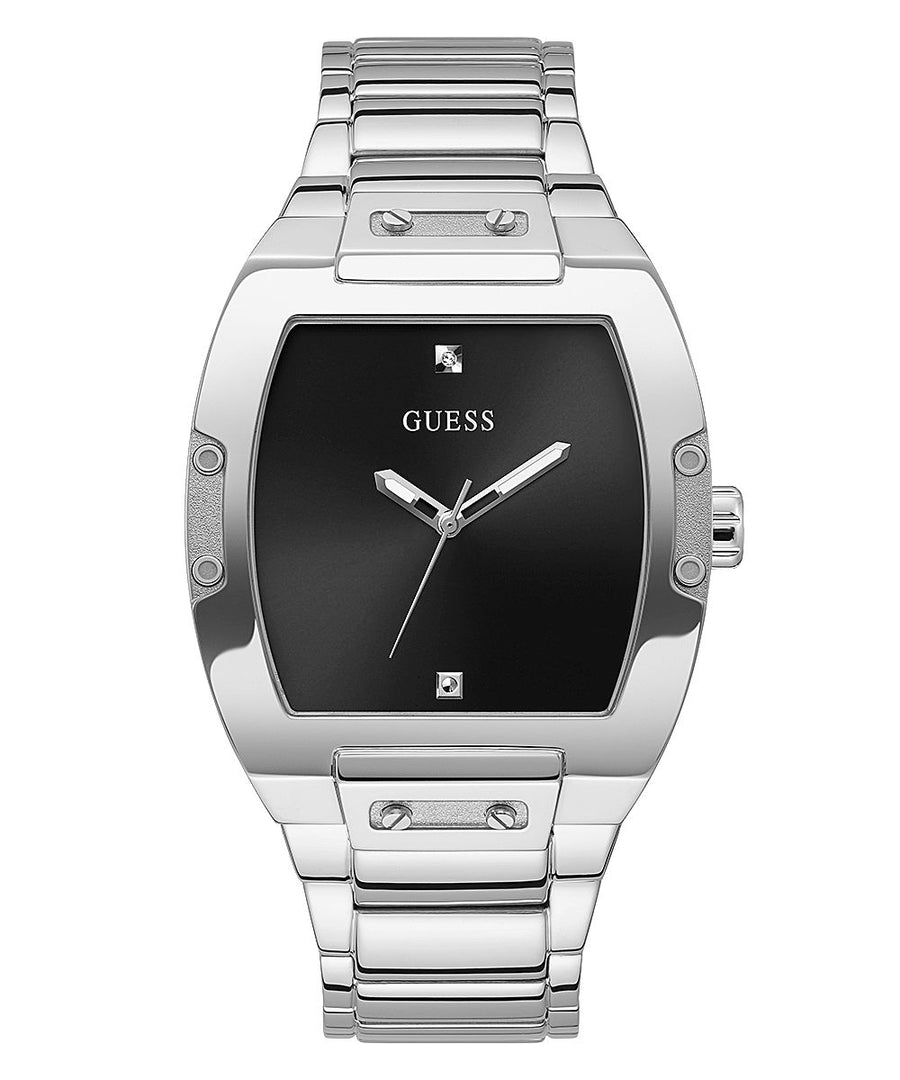 Guess Herren Armbanduhr Phoenix 43 mm Minimalistischer Stil Armband Edelstahl GW0387G1