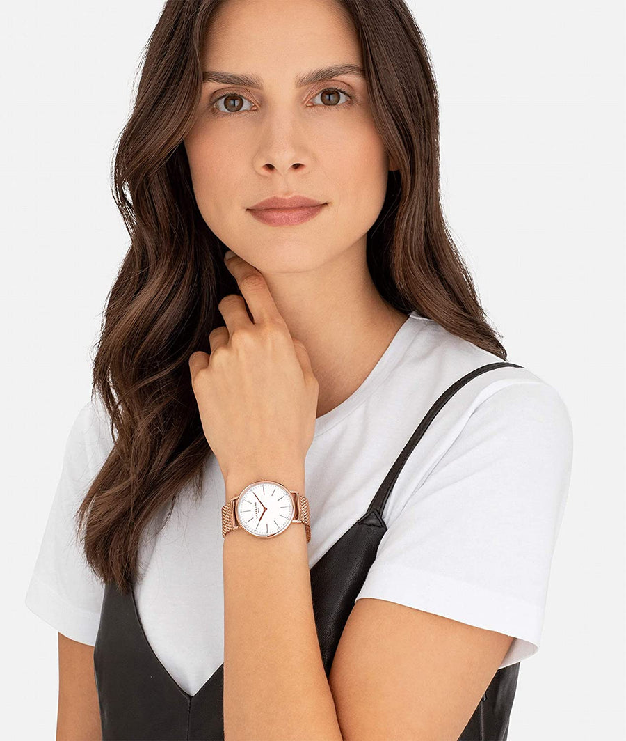 Liebeskind Damen Armbanduhr mit Edelstahlarmband rosegold LT-0188-MQ