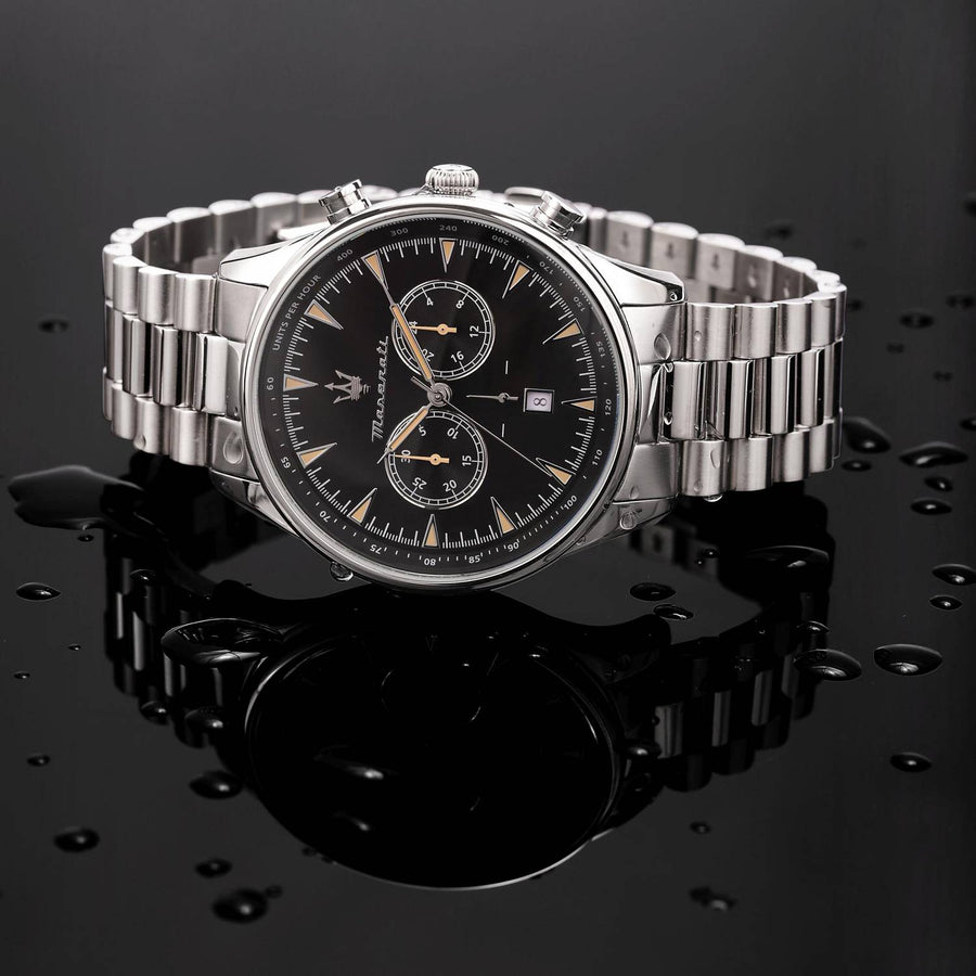 Maserati Herren Armbanduhr Tradizione NA Datumsfenster Armband Stainless Steel R8873646004