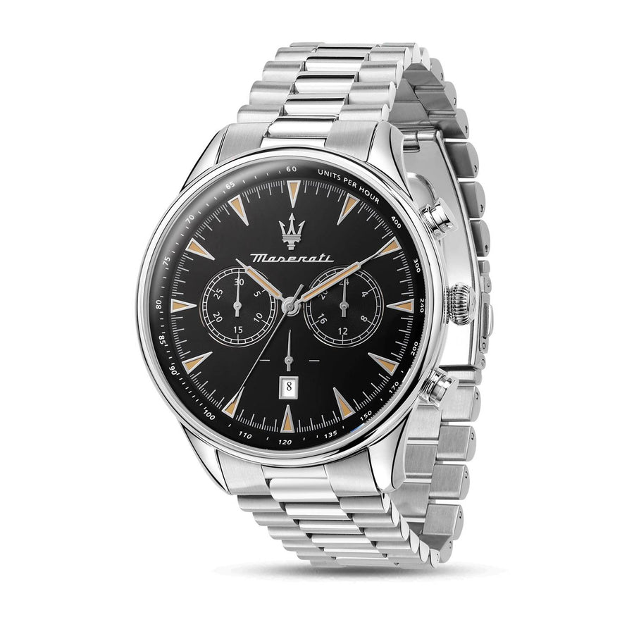 Maserati Herren Armbanduhr Tradizione NA Datumsfenster Armband Stainless Steel R8873646004