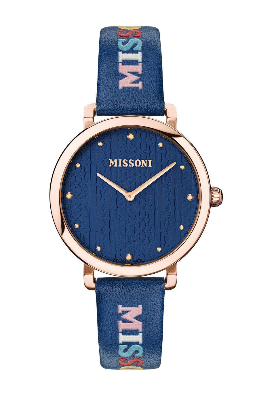 Missoni Damen Armbanduhr Lettering Roségold