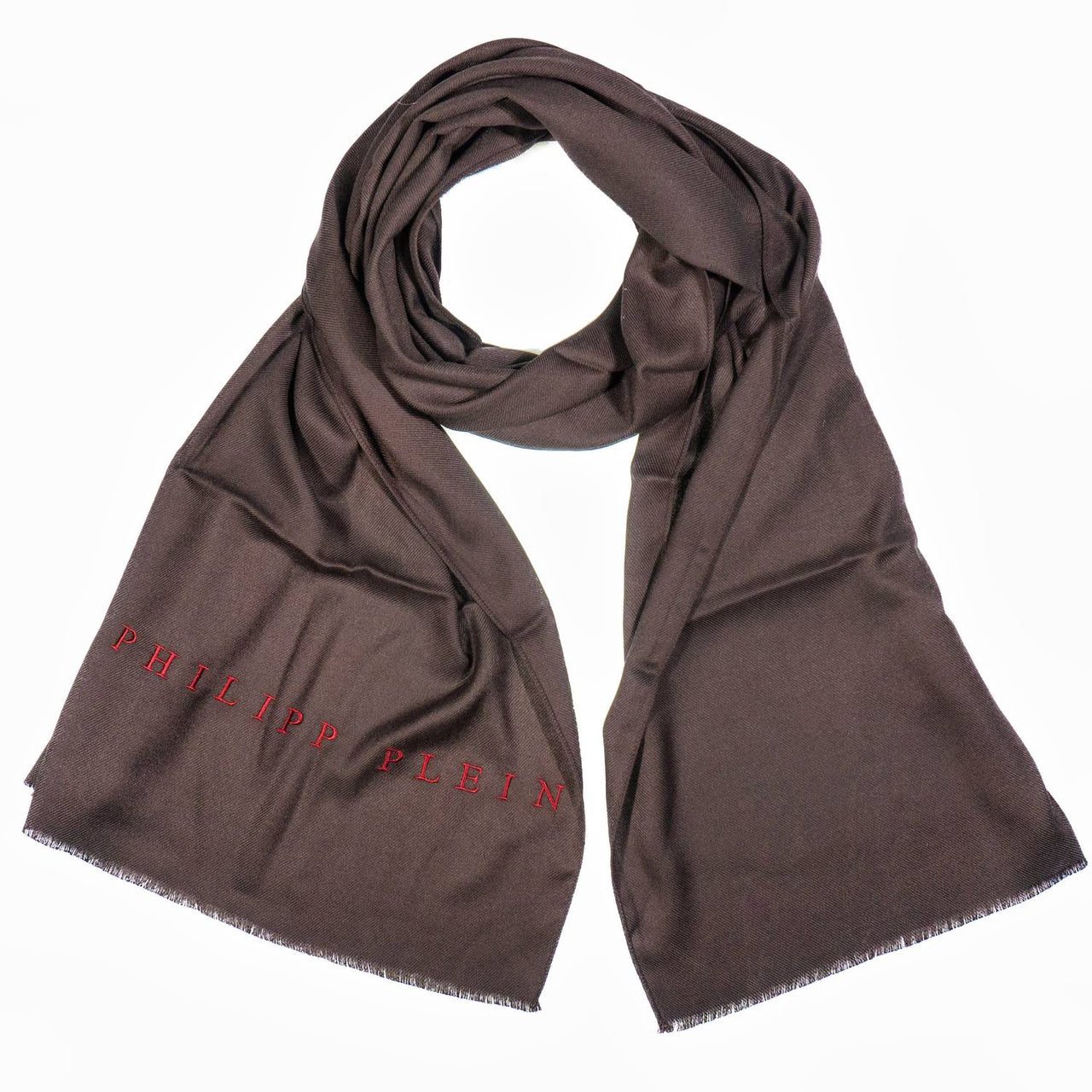 Philipp Plein Schal Halstuch Stola mit gesticktem Logo