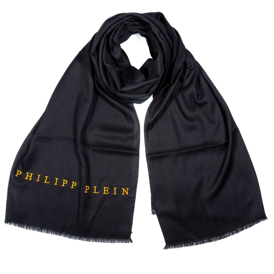 Philipp Plein Schal Halstuch Stola mit gesticktem Logo