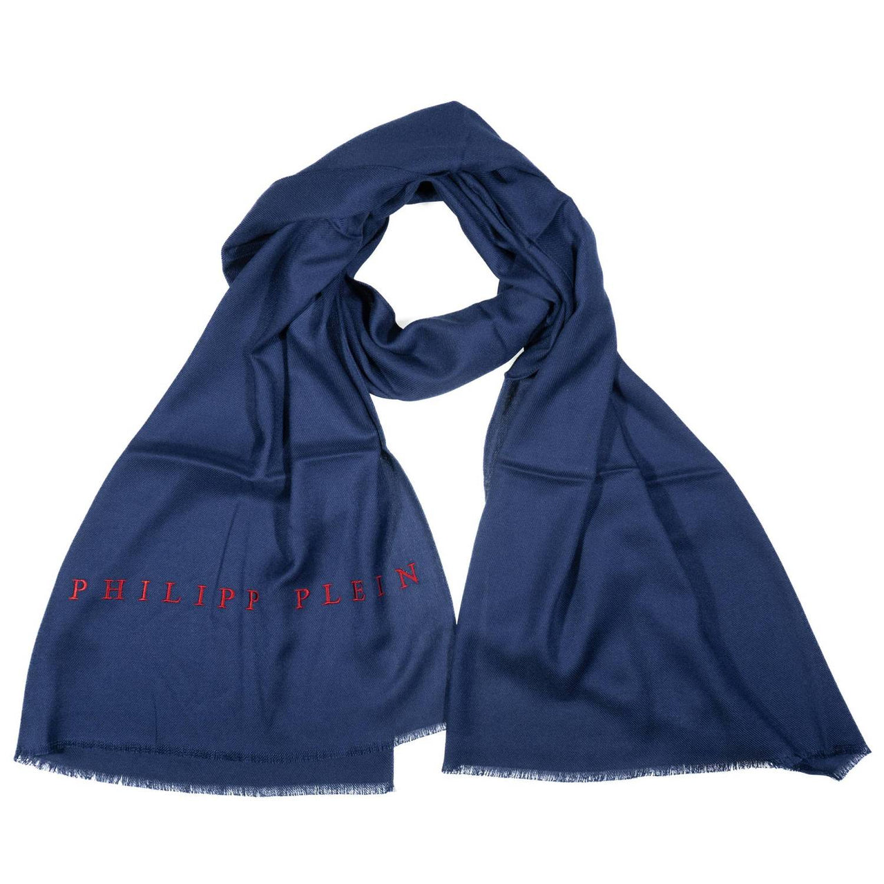 Philipp Plein Schal Halstuch Stola mit gesticktem Logo