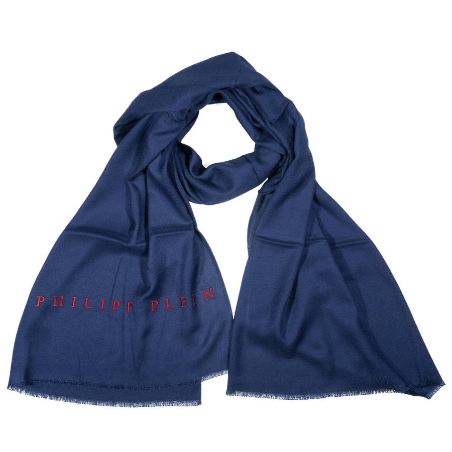 Philipp Plein Schal Halstuch Stola mit gesticktem Logo