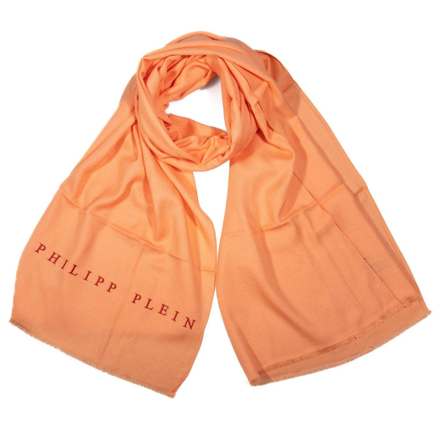 Philipp Plein Schal Halstuch Stola mit gesticktem Logo