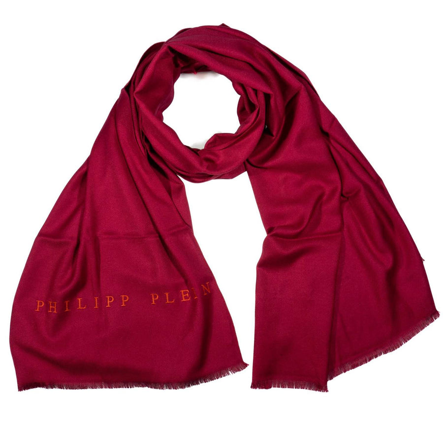 Philipp Plein Schal Halstuch Stola mit gesticktem Logo