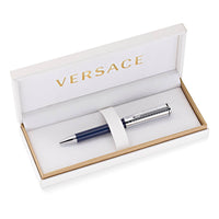 Thumbnail for Versace Kugelschreiber OLYMPIA Ballpoint Silber/ Blau S7-Calipso VRS700523