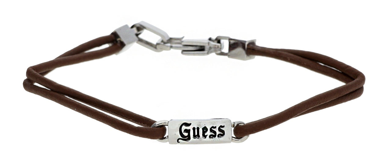 Guess Herren Armband Edelstahl Schwarz/Silber UMB21501-S