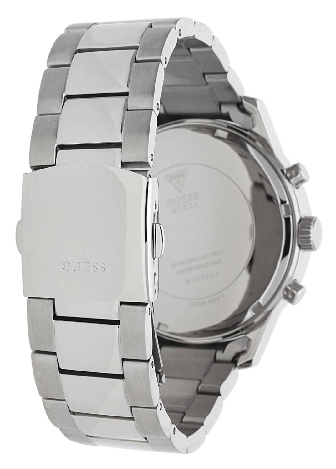 Guess Herren Armbanduhr Atlas Chronograph silber W0668G3