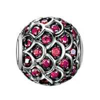 Thumbnail for Thomas Sabo Damen Bead Charm-Einhänger Roter Fisch 925 Silber silber/rot K0104-639-10