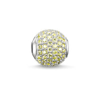 Thumbnail for Thomas Sabo Damen Bead Charm-Einhänger Lucky Luz 925 Silber hellgrün/silber K0123-051-33