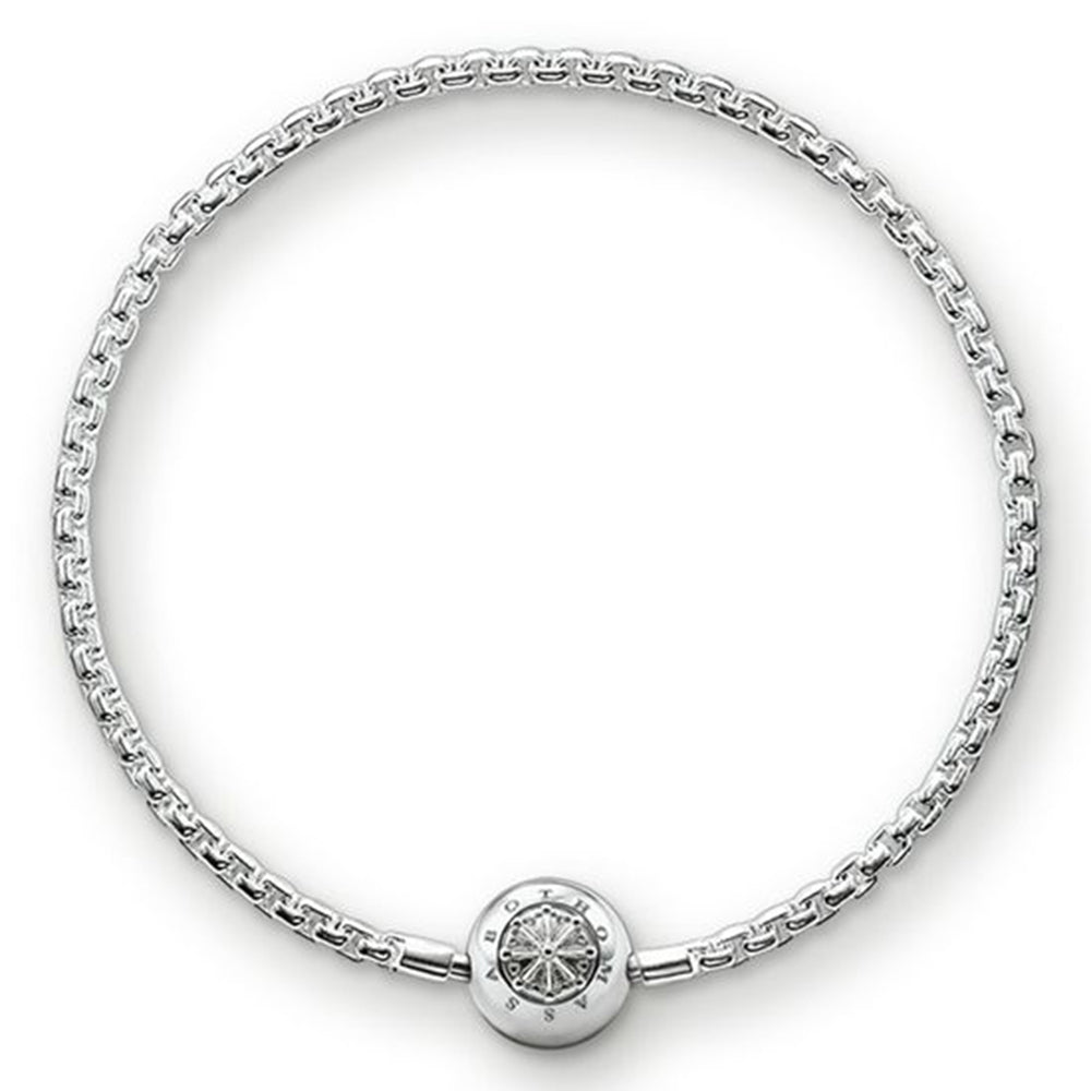 Thomas Sabo Damen Armband für Beads Gliederarmband 925 Silber silber KA0001-001-12