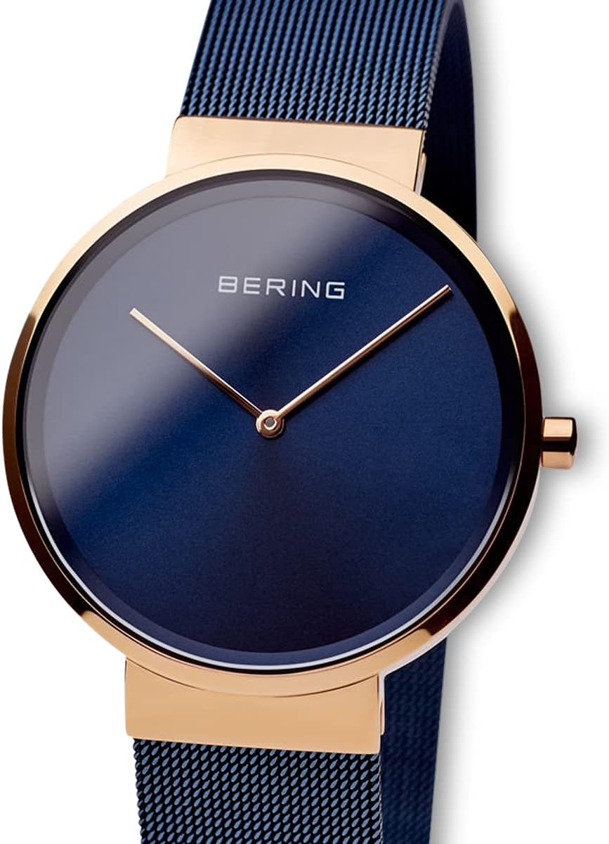 Bering Damen Armbanduhr Classic 39 mm Armband Milanaise 14539-367