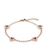 Thumbnail for Bering Damen Armkette Armband Arctic Symphony rosé gold glänzend 641-37-X0