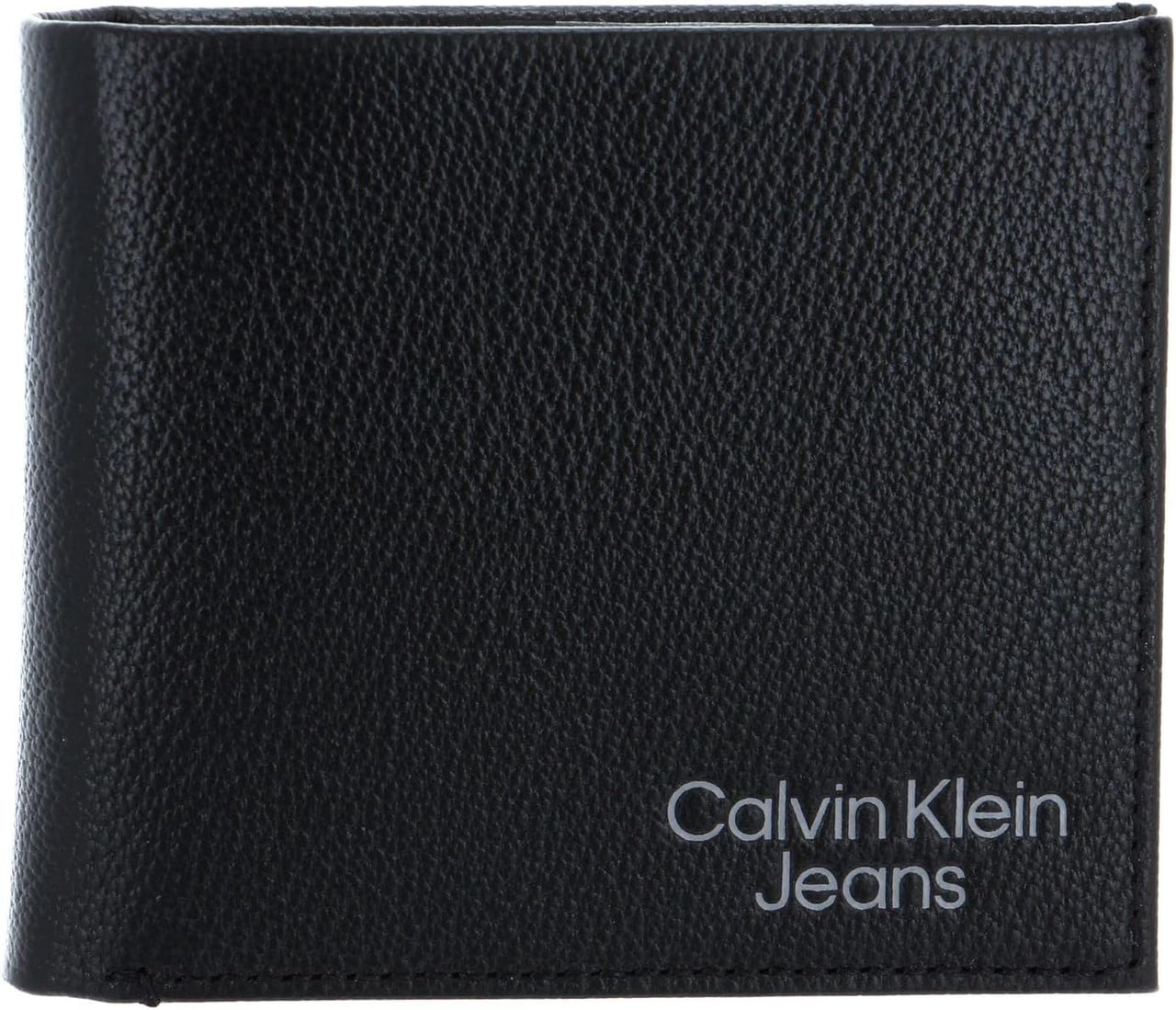 Calvin Klein Herren Geldbörse Micro Pebble Bifold with Coin Ref.: K50K508902BDS, Farbe: black