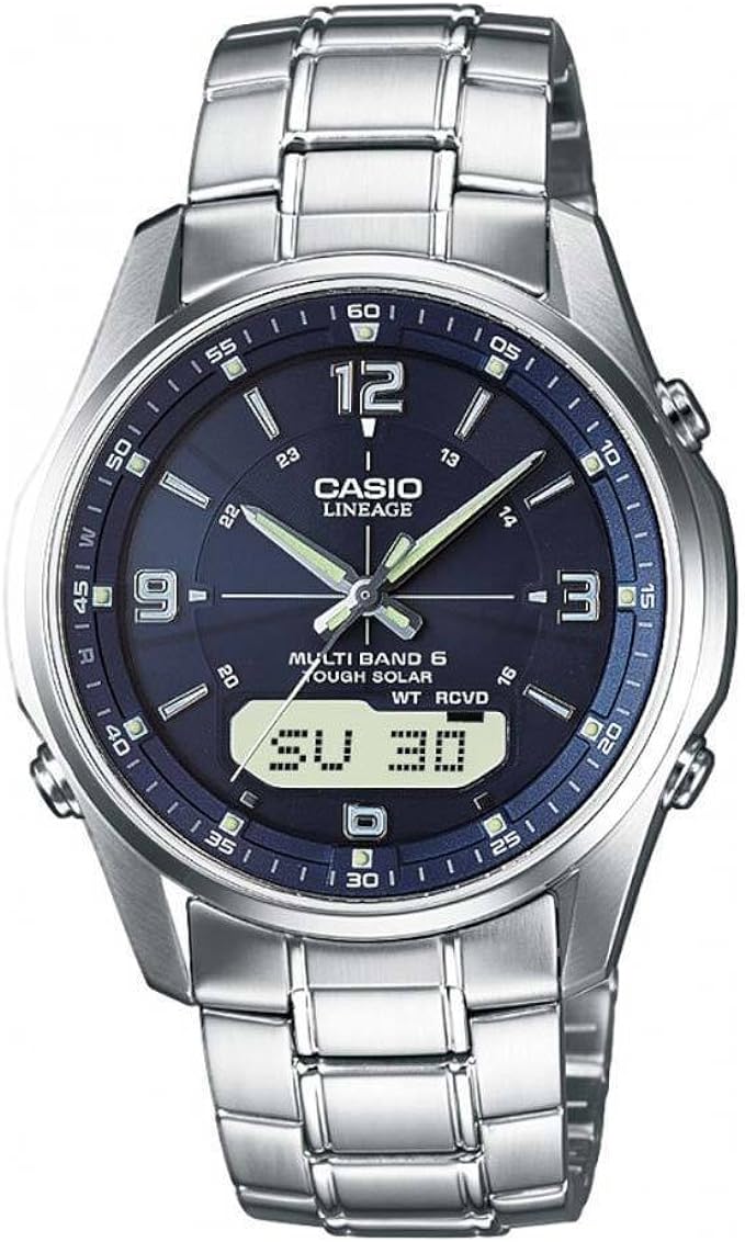 CASIO Herren Armbanduhr LCW-M100DSE-2AER Funk-Solar 40mm 5ATM