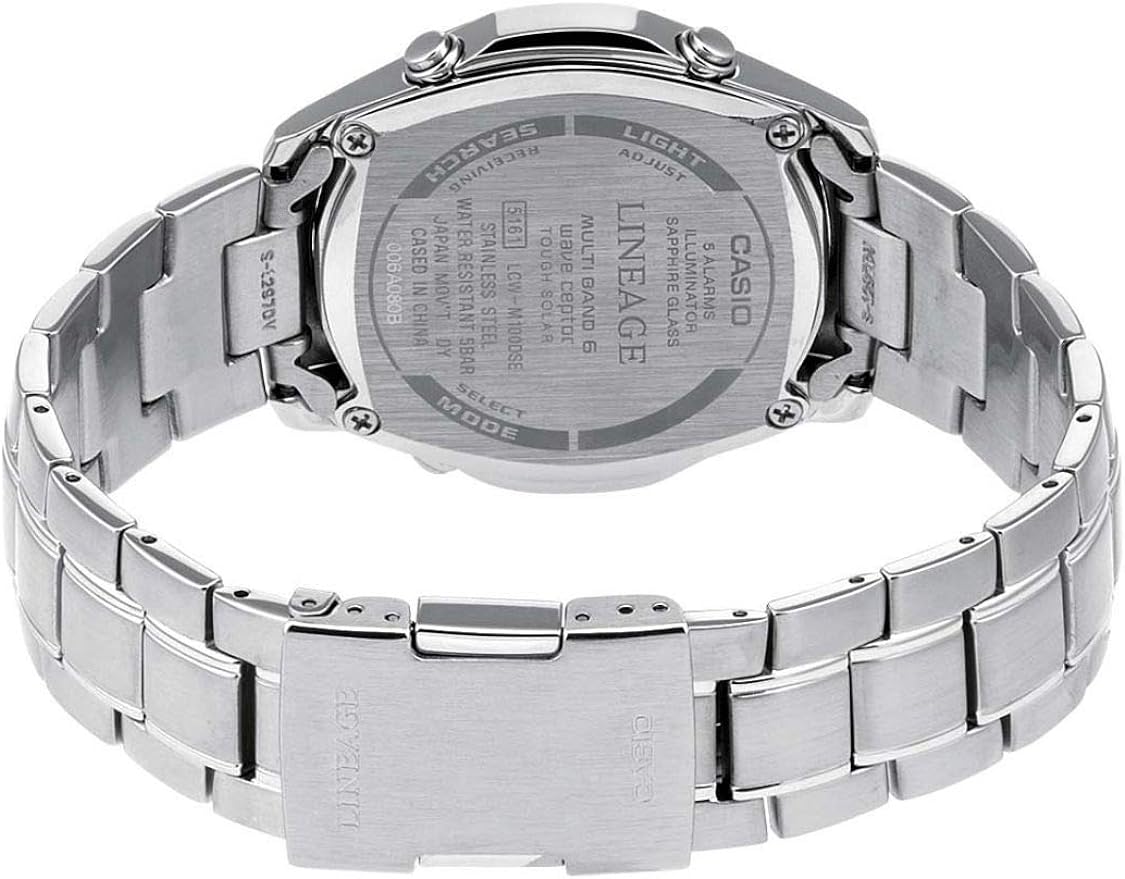 CASIO Herren Armbanduhr LCW-M100DSE-2AER Funk-Solar 40mm 5ATM