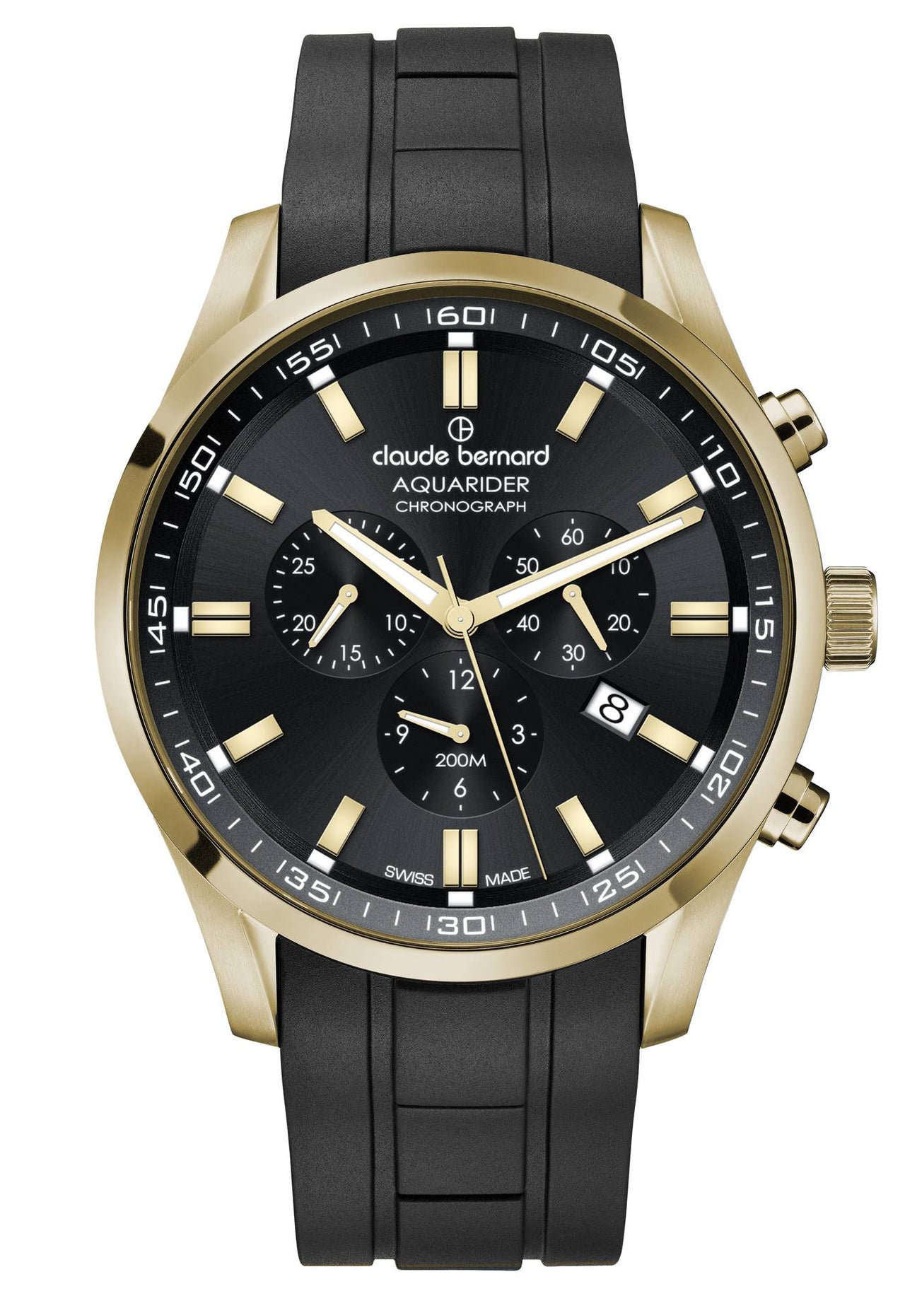 Claude Bernard Herren Uhr Aquarider Chronograph