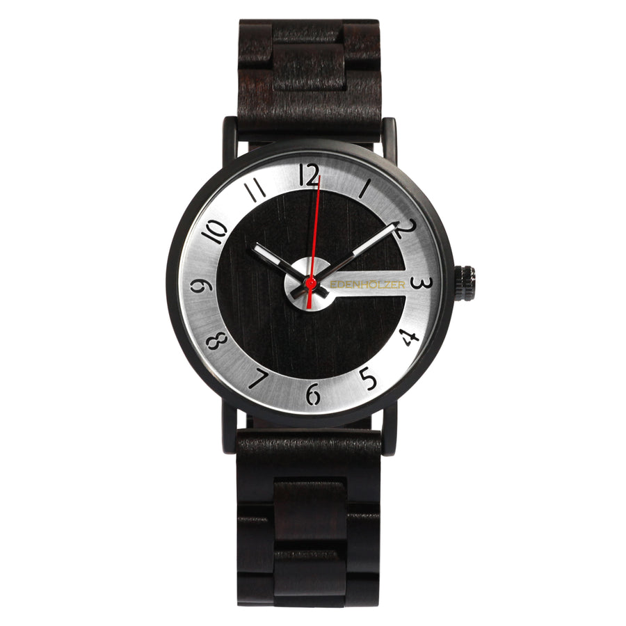 Edenhölzer Herren Damen Armbanduhr Holzarmband Hardlex Mustigue