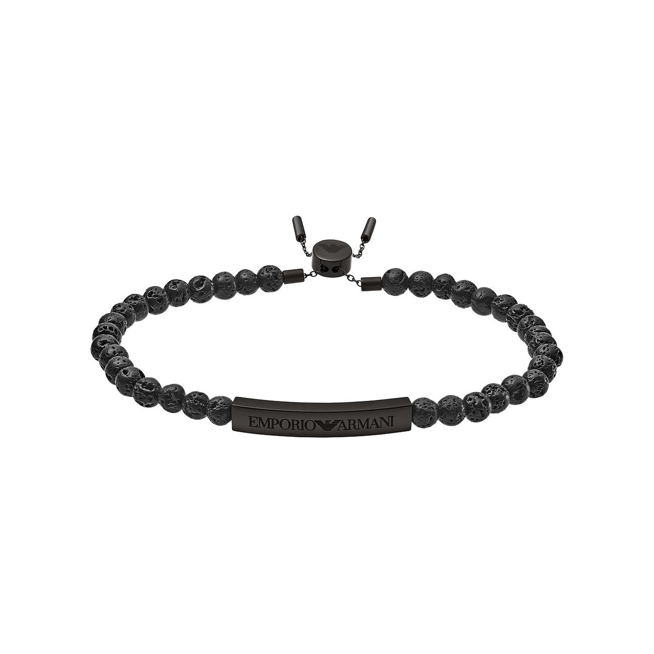 Emporio Armani Herren Armband Heritage schwarz EGS2478001
