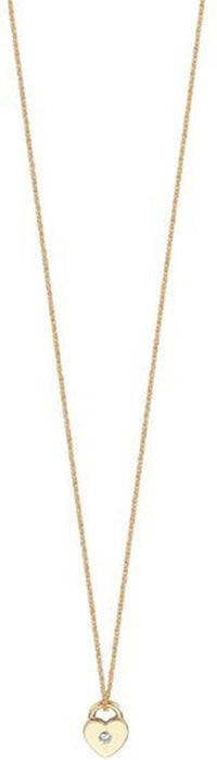 Thumbnail for Esprit Damen Collier Herz Fave Gold Weiß Zirkonia 45 cm ESNL01171242