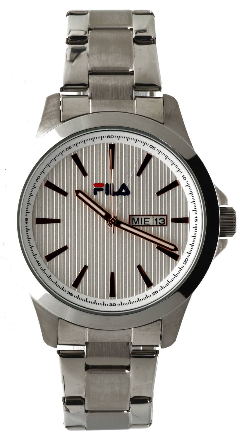 Fila Herren Armbanduhr silver/silver Tagesanzeige 38-842-002