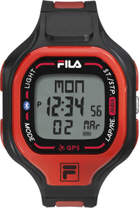 Thumbnail for Fila Herren Armbanduhr Fila Smart 44 mm Gps, Bluetooth, Calorie Armband Silikon 38-980-002