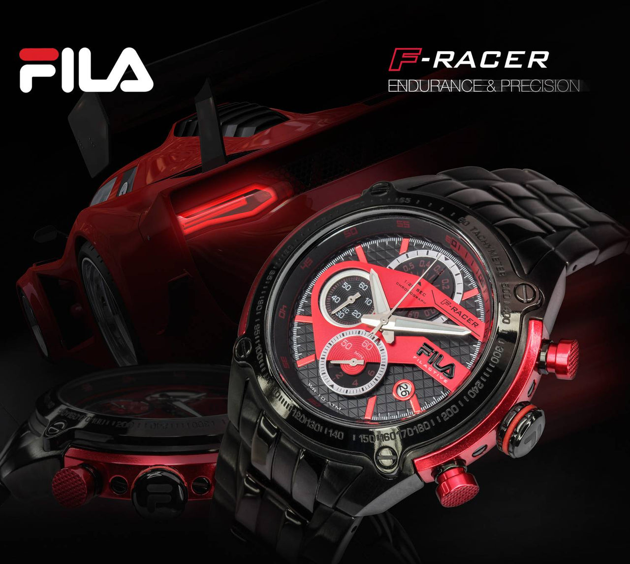 Fila Herrenuhr Chronograph F-Racer 38-104-001