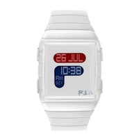 Thumbnail for Fila Armbanduhr Damen Weltzeit Silikon Armband Uhr 38-105