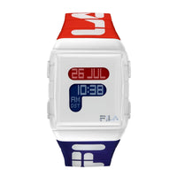 Thumbnail for Fila Armbanduhr Damen Weltzeit Silikon Armband Uhr 38-105