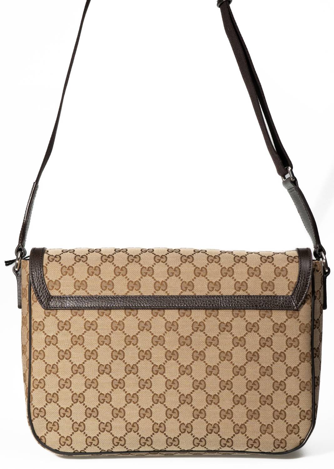 GUCCI Damen Canvas Crossbody Messenger Bag