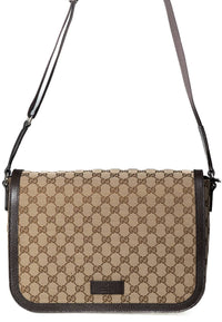 Thumbnail for GUCCI Damen Canvas Crossbody Messenger Bag