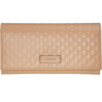 Thumbnail for GUCCI Damen Leder Microsima GG Long Wallet Portemonnaie Geldbeutel