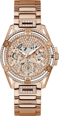 Thumbnail for Guess Damen Multifunkion Armbanduhr Queen rosegold 40 mm GW0464L3