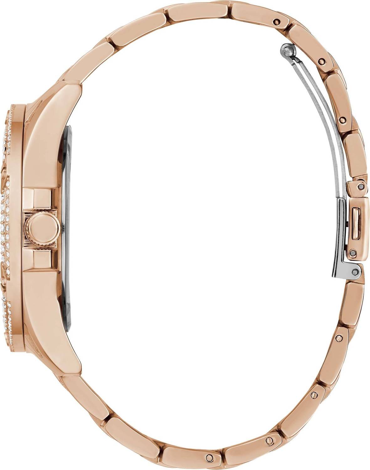 Guess Damen Multifunkion Armbanduhr Queen rosegold 40 mm GW0464L3