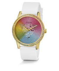 Thumbnail for Guess Damen Armbanduhr Silicon 40 mm Rainbow GW0589L1