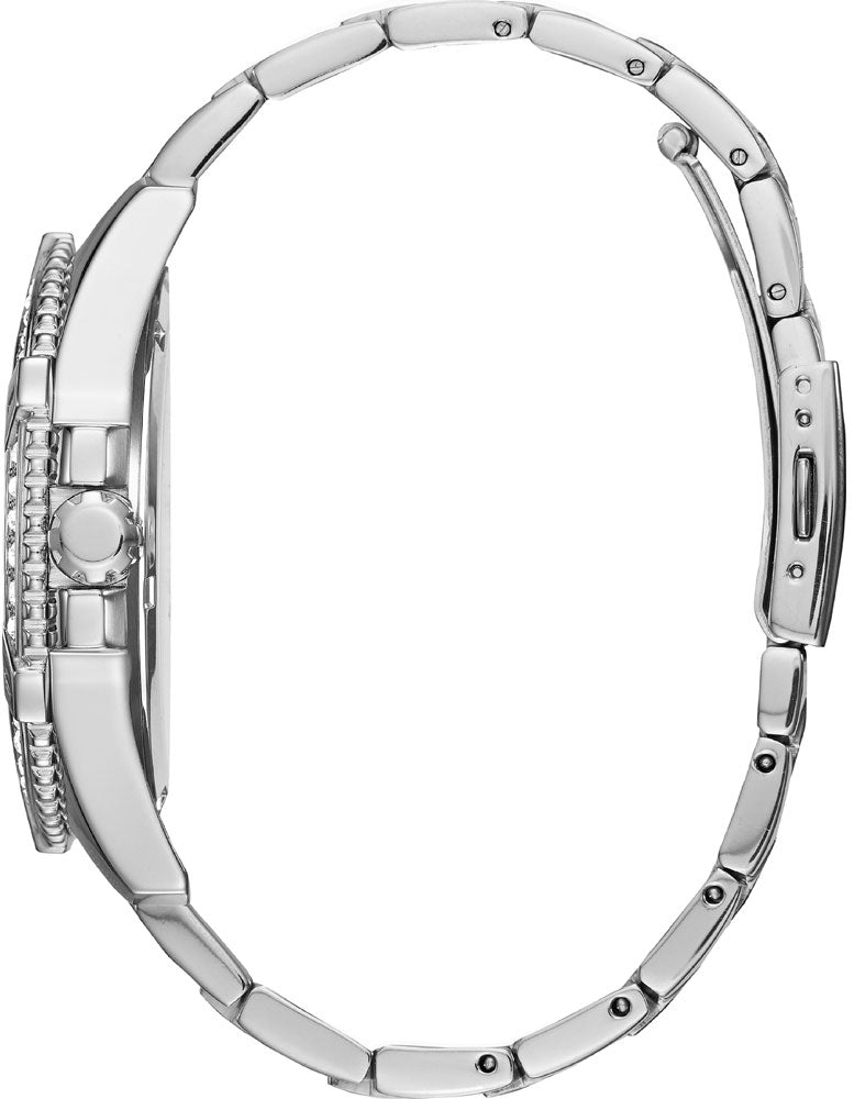 Guess Atlas Herren-Armbanduhr 44mm Armband Edelstahl + Gehäuse Quarz W0668G7