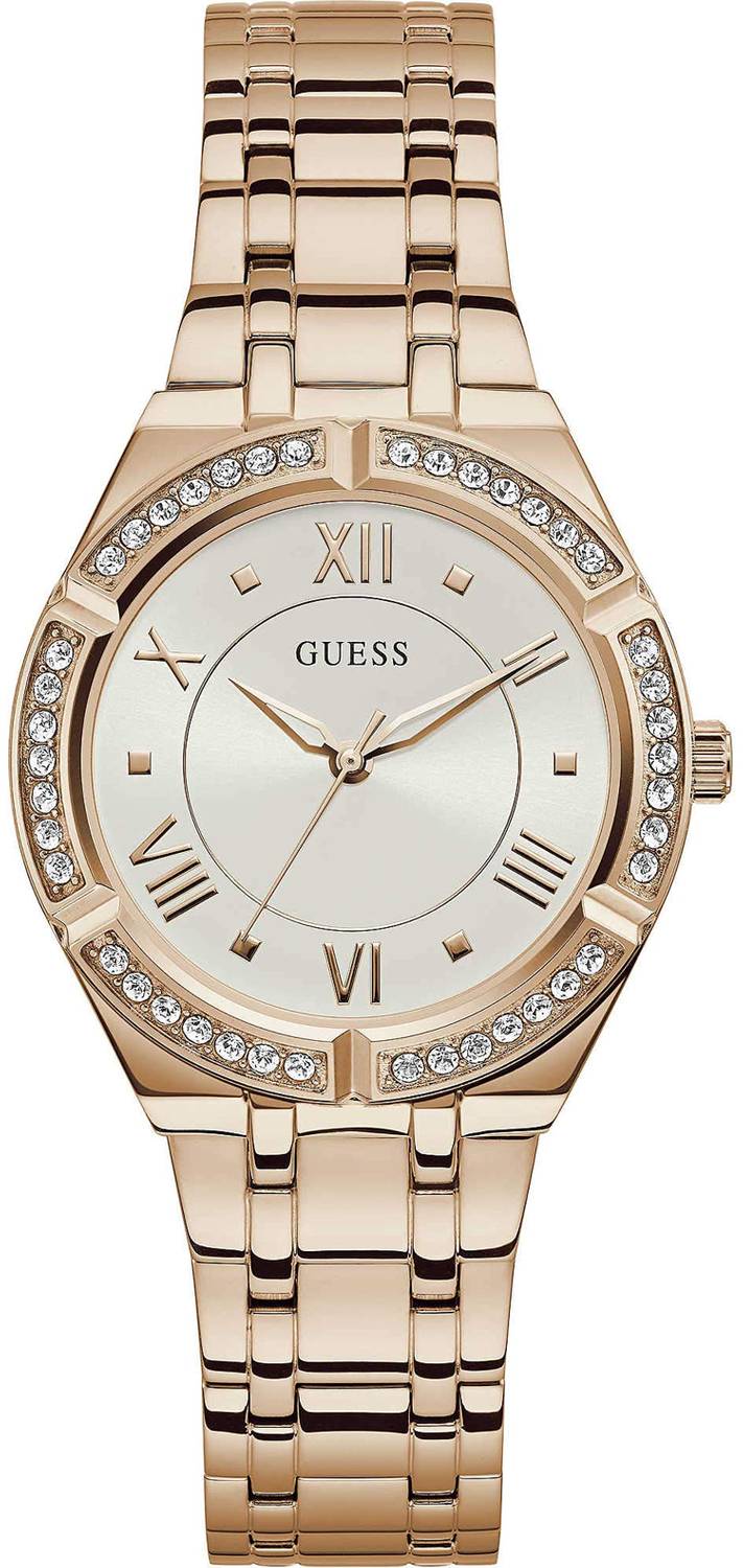 Guess Damen Armbanduhr Cosmo rosegold GW0033L3