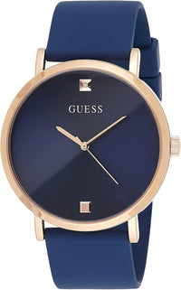 Thumbnail for Guess Armbanduhr Guess Silikon Armband Blau 44mm W1264G3