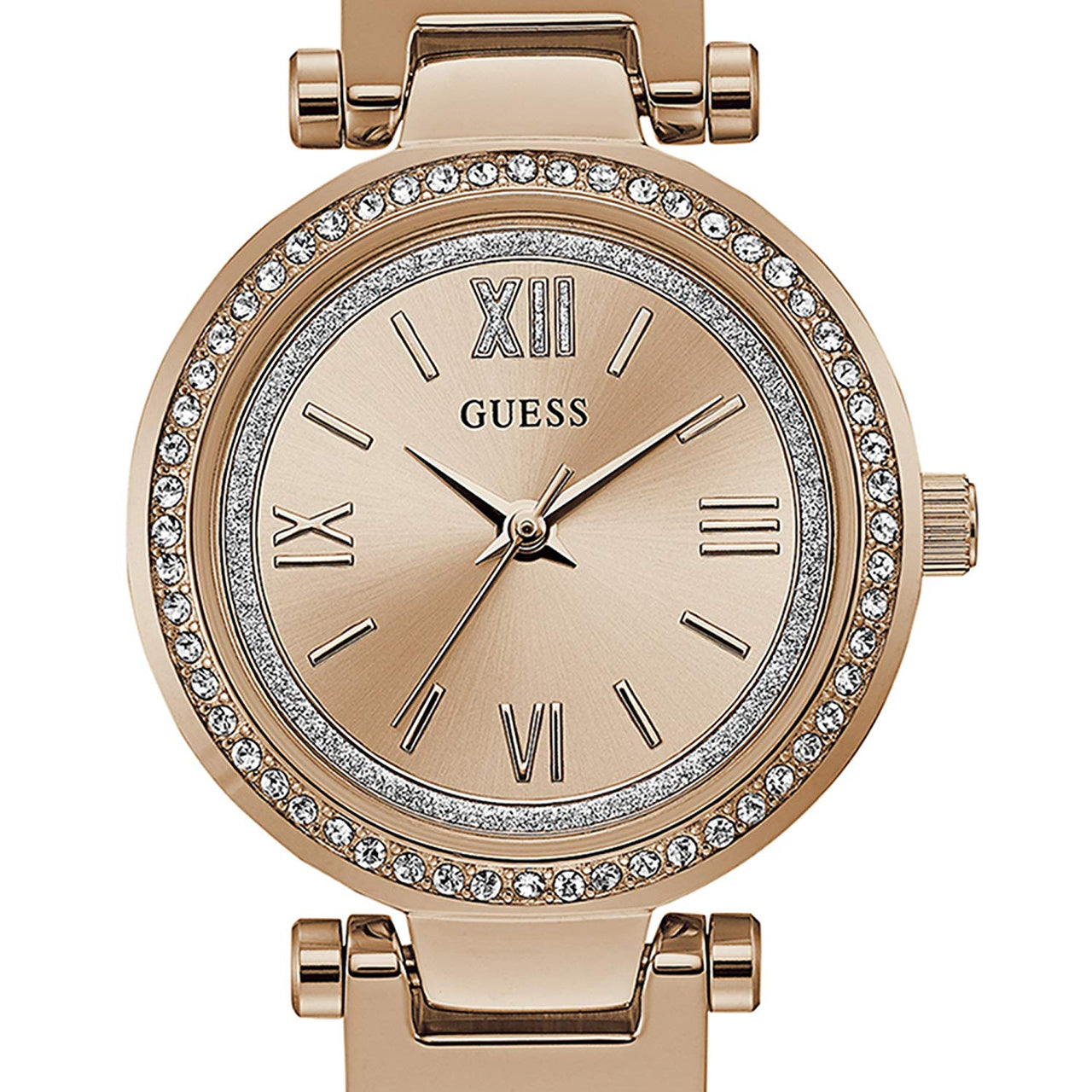 Guess Mini Soho Damen-Armbanduhr 27mm Armband Edelstahl W1009L3