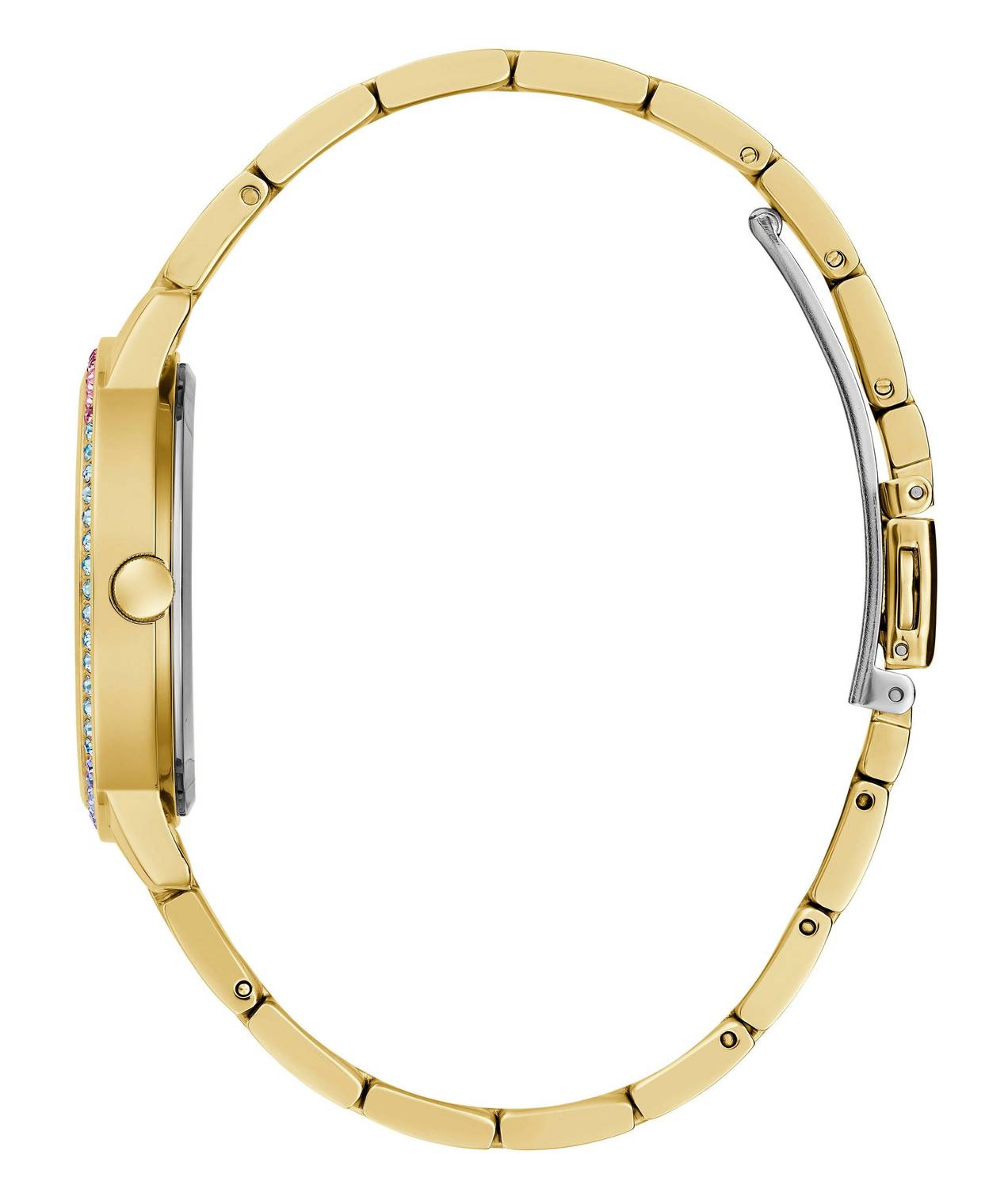 Guess Damen  Armbanduhr  THREE OF HEARTS gold 34 mm GW0657L2