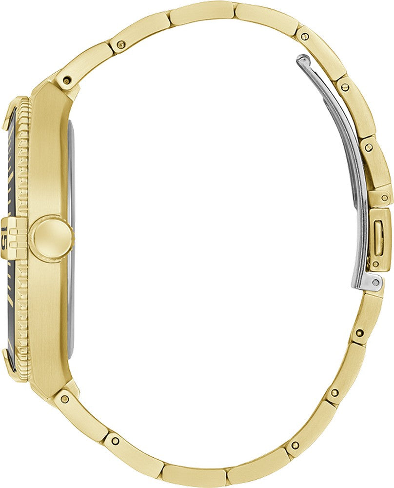Guess Herren Armbanduhr PREMIER Armband goldfarben GW0330G2